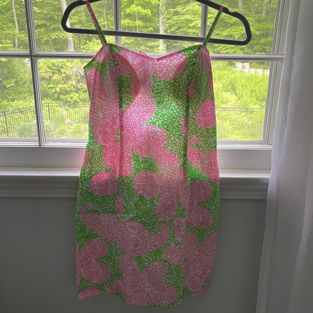 Pink and green Lilly Pulitzer dress